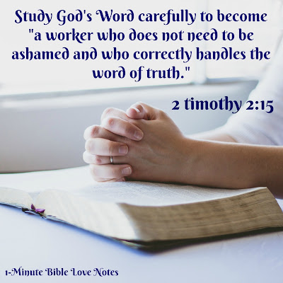 2 Timothy 2:15, understanding God's Word, studying the Bible