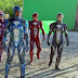 Por trás das cenas no filme de Power Rangers