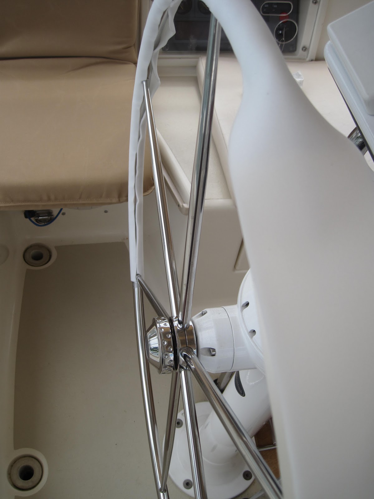 Sail with Bliss Leather Wheel Cover