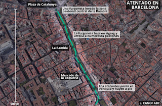 Todo lo que sabemos del Atentado de Barcelona Barcelona, atentado, islam, stop islam, yihad