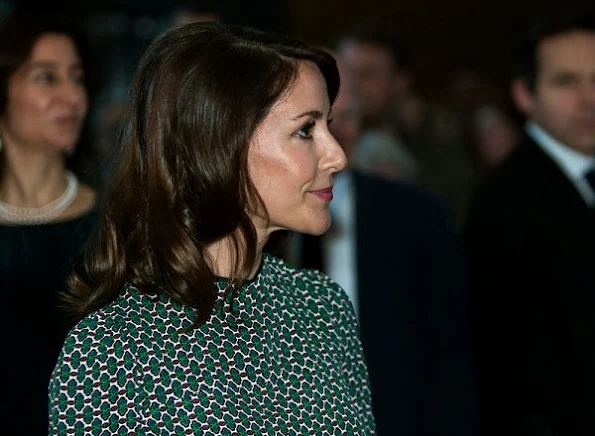 Princess Marie of Denmark attends the opening of the art exhibition 'Pissarro' at Ordrupgaard Art Museum in Charlottenlund. Princess Marie wore Étoile Isabel Marant blouse