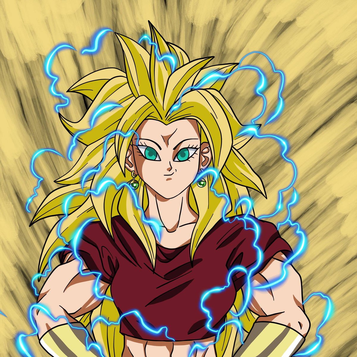 Now what if she unlocks SSJ3, she have already seen it, she know how to do ...
