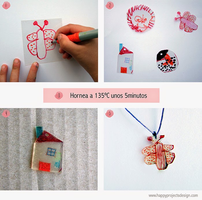 DIY: Collares de plástico mágico Paso a paso: Collares de plástico mágico