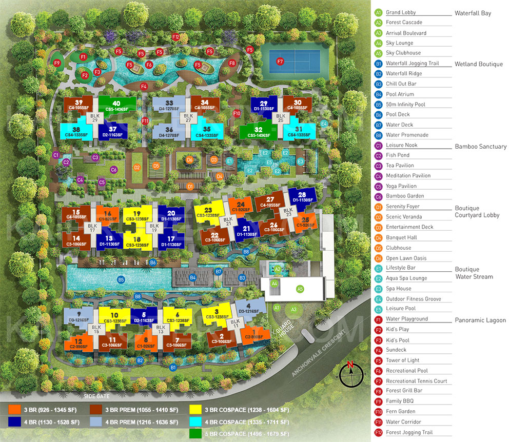 Bellewaters Site Plan Bellewaters Site Plan