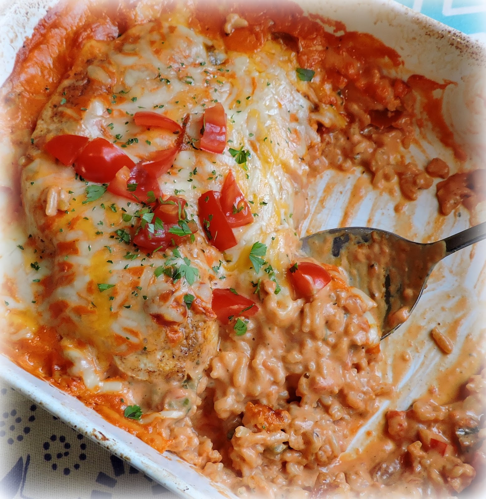 The English Kitchen Chicken Con Queso Bake