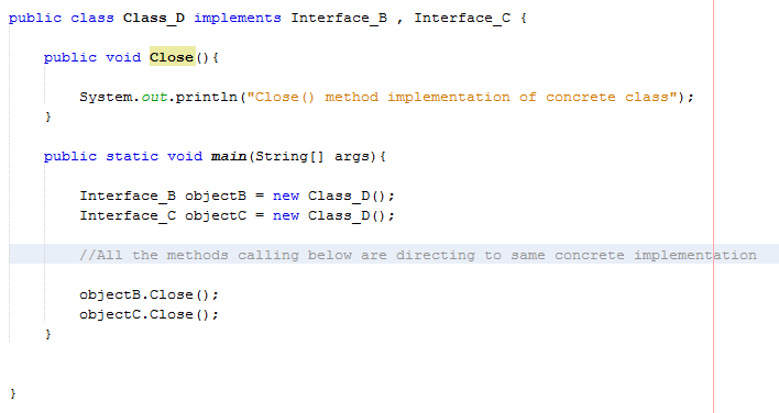 Tharaka M. Liyanage's Blog: Diamond Problem in Java