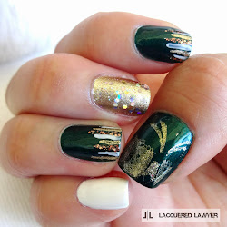 champagne nail bubbly pop
