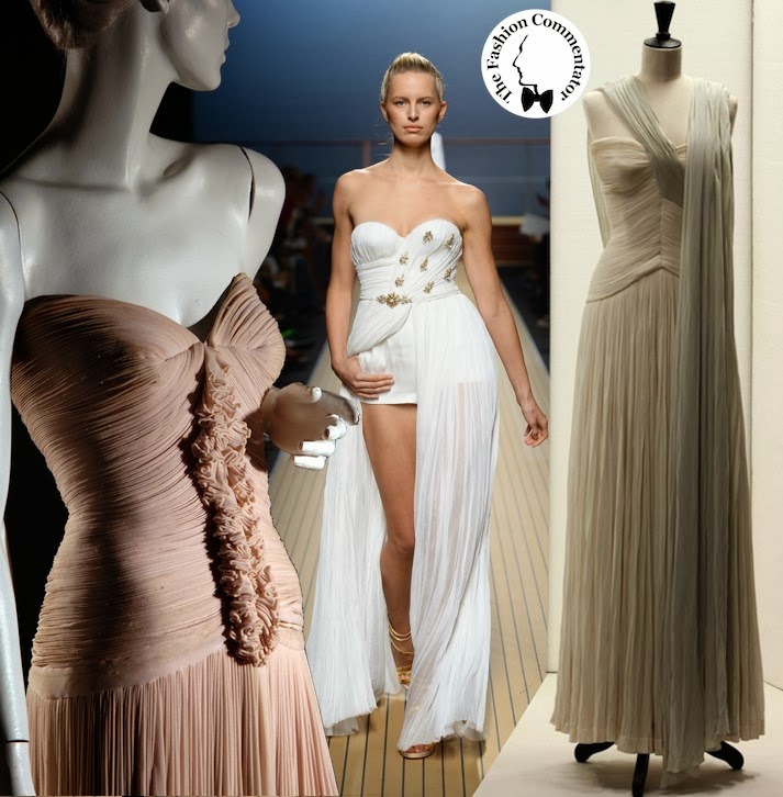 Ermanno Scervino SS 2014  -  contemporary evening gown compared to Mme Grès