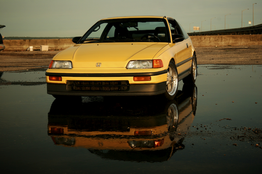 JUN DRUNK and DRAG: Honda CRX 2'nd Generation. car wiring harness fuse box relocated 