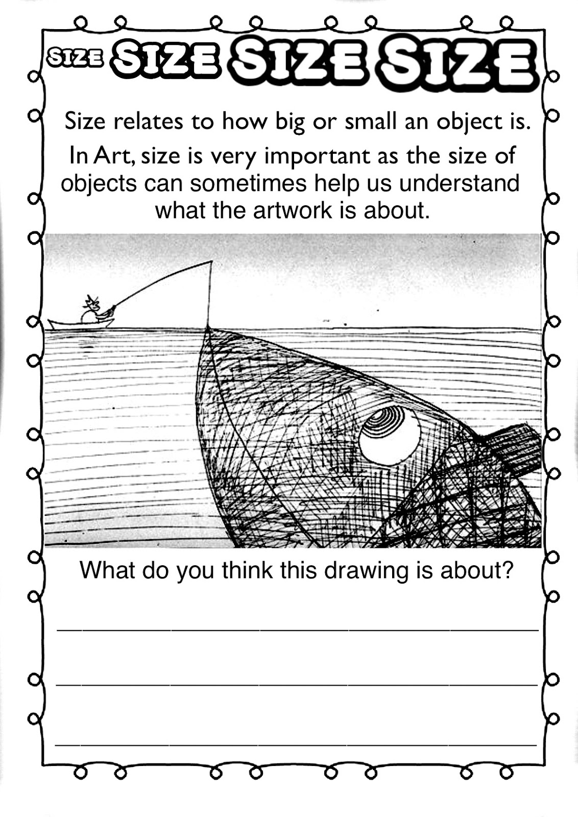ELEMENTS of ART - Worksheet Booklet for Kindy, Year 1 and Year 2 students
