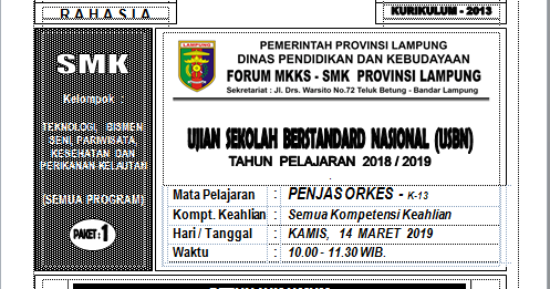 Soal essay usbn penjas smk 2019 08 picture