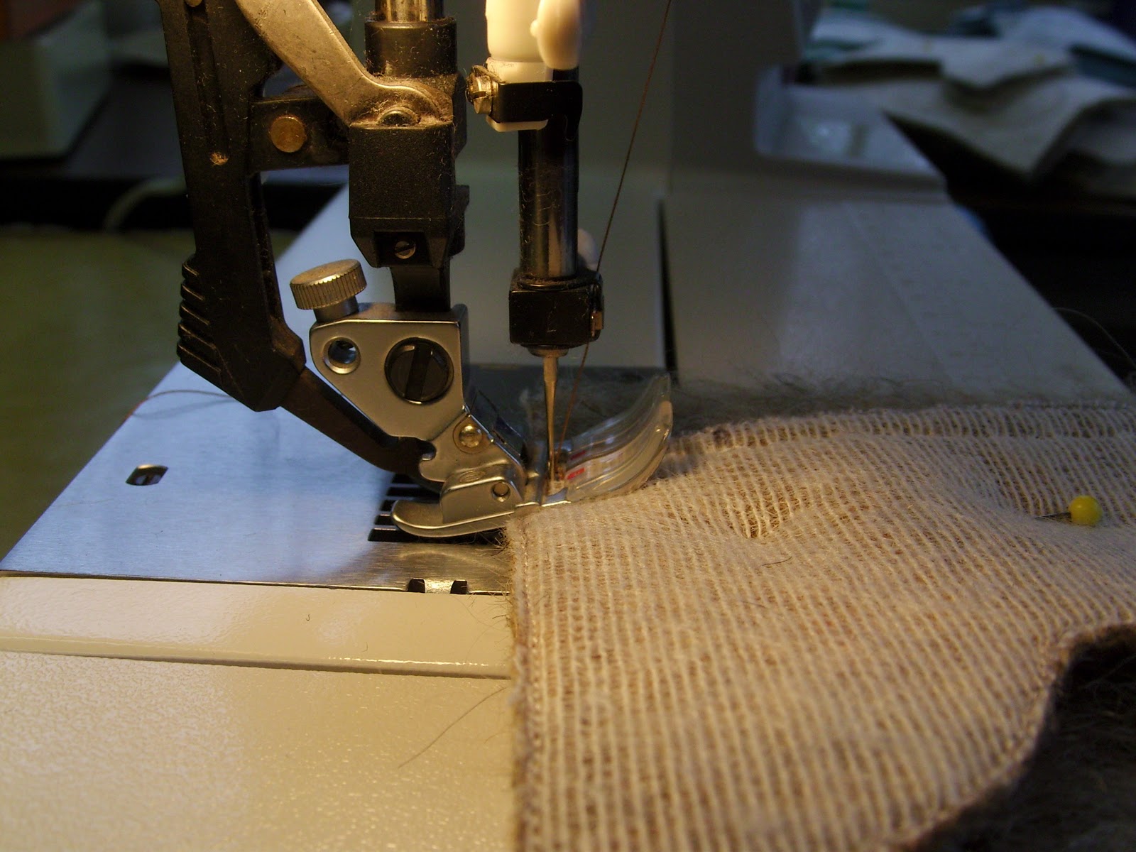 Daisy Hill Weaving Studio Sewing Multiple Layers of Heavy Fabric