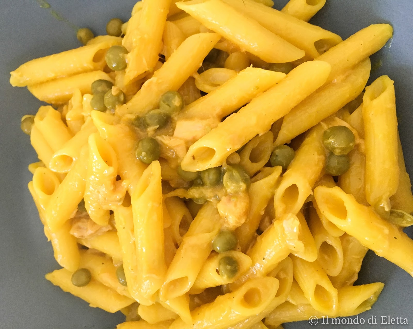 Il mondo di Eletta Ricette di cucina Pasta risottata tonno, piselli e