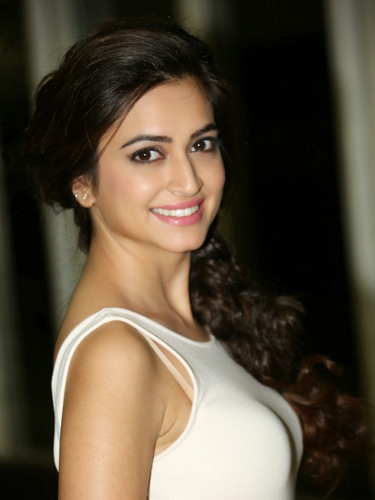 High Quality Bollywood Celebrity Pictures Kriti Kharbanda Looks Smoking Hot In A White Short