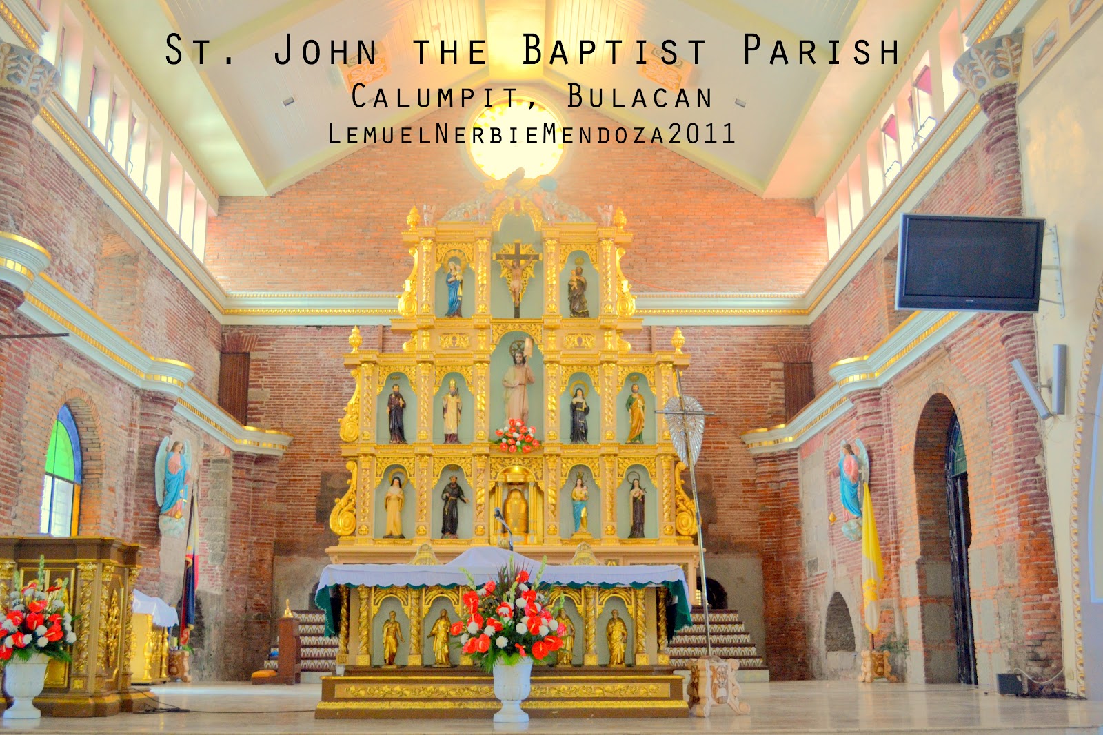 Iglesias de las Filipinas CALUMPIT, Bulacan St. John the Baptist Parish