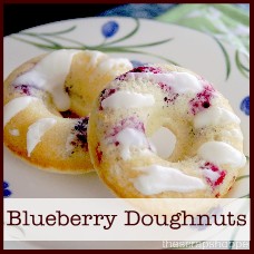 fresh blueberry doughnuts recipe