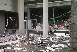 Pictures From The Scene Of Bomb Blast At The United Nations House Abuja! 1