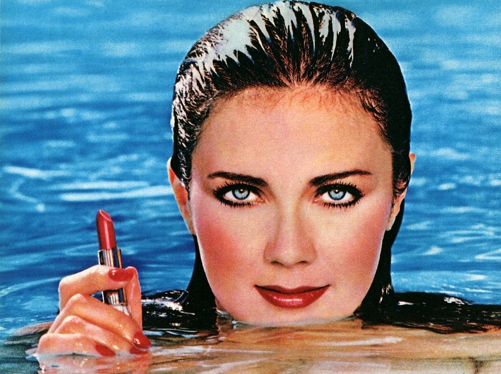lynda carter modeling maybelline cosmetics 1980s vintage lynda carter modeling maybelline cosmetics 1980s vintage