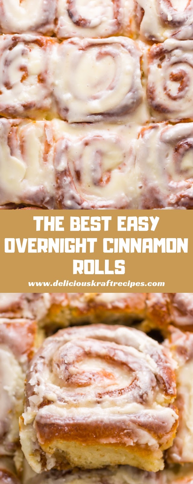 THE BEST EASY OVERNIGHT CINNAMON ROLLS THE BEST EASY OVERNIGHT CINNAMON ROLLS