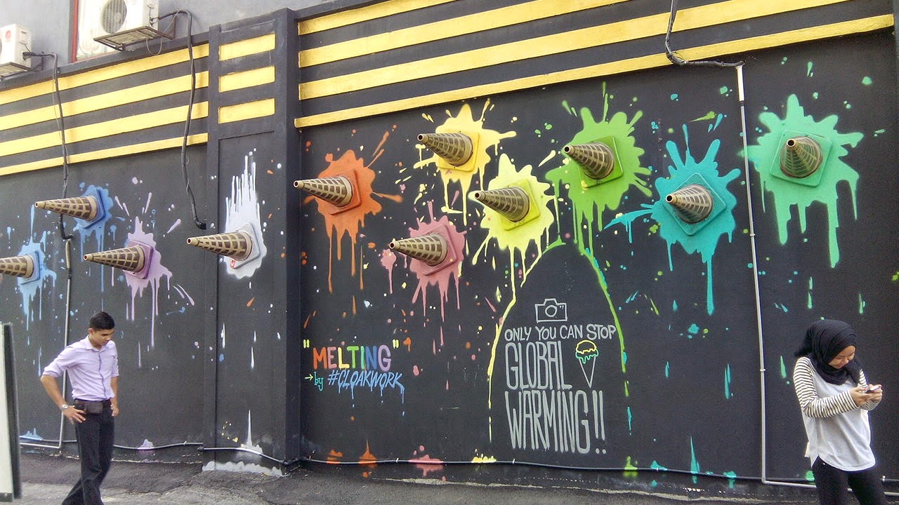 DENGARLAH CERITAKU STREET ART LORONG BELAKANG SEKSYEN 7, SHAH ALAM