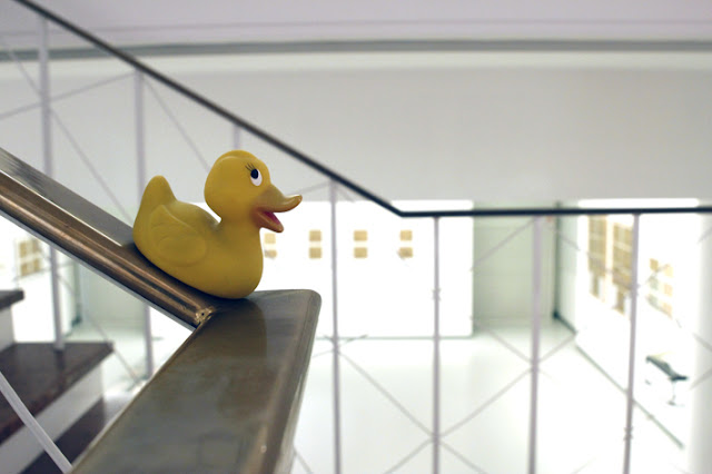 Quietscheentchen auf Ausstellungsbesuch Quietscheentchen auf Ausstellungsbesuch