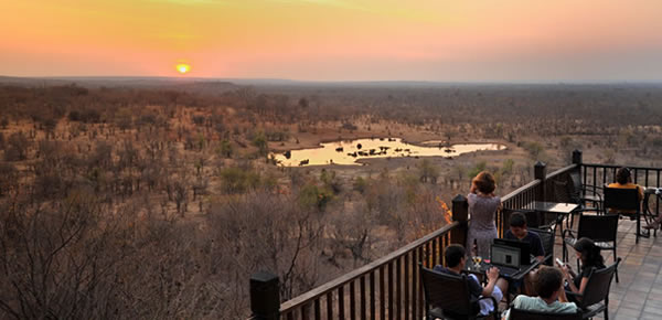 Victoria Falls Safari Lodge Buffalo Bar Terrace