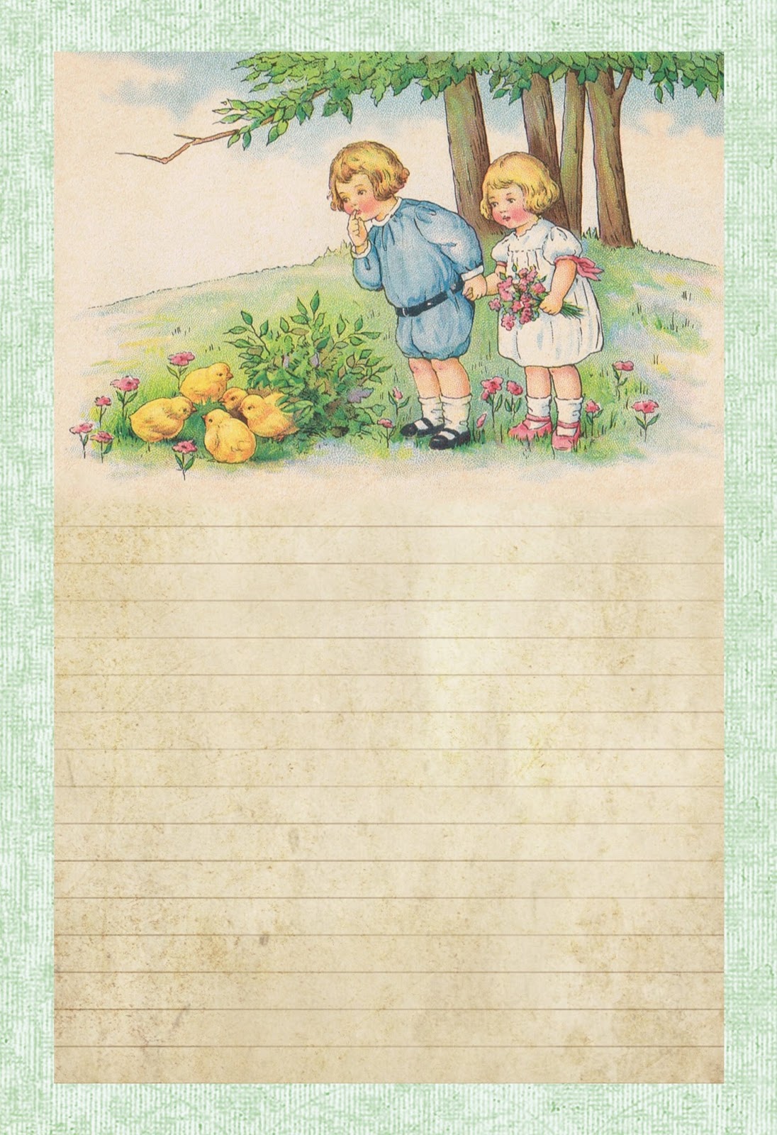 stationery paper with lines