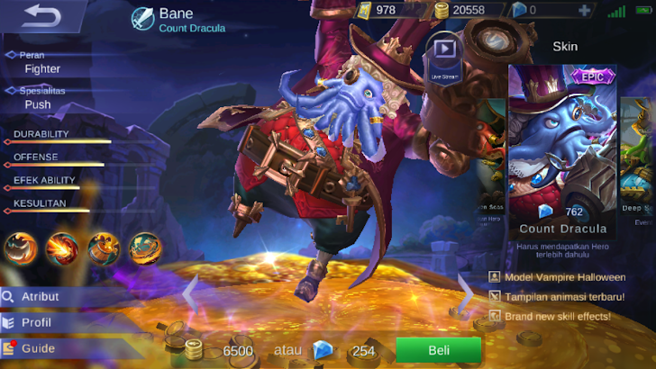 Review Bane Rework Mobile Legend Mulai Dari Skill dan Build Yang Cocok Untuknya