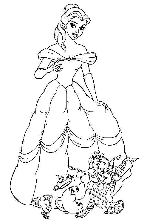 Coloring Pages Belle Coloring Pages From Beauty And The Beast Free And Coloring Pages Belle Coloring Pages From Beauty And The Beast Free And