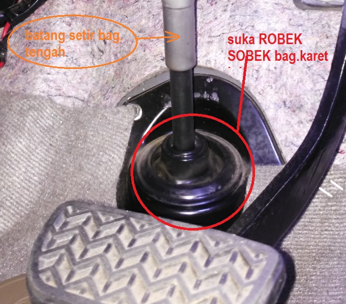 karet steering column robek, buat suara mesin innova masuk {zabdoel}