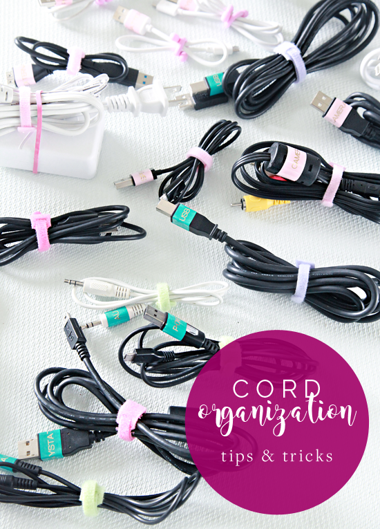 Brilliant Cord Organization Ideas: 8 Ways To Corral Charging Cords