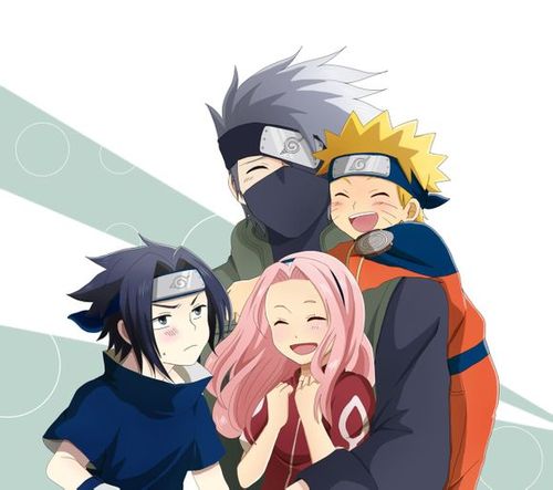 Gambar Naruto Sasuke Sakura Tim 7 Kata Lucu Bergerak Animasi