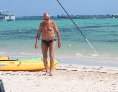 naked on beach - nude grandpa