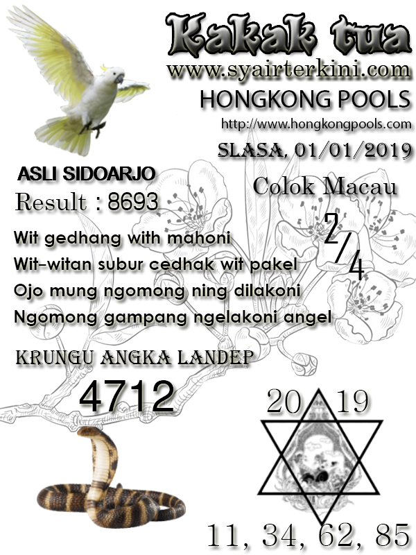 Forum Syair Hk Selasa 1 Januari 2019 Kode Syair Sgp Hk Sd Motesia