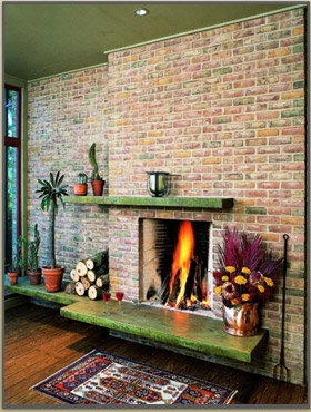 Brick Fireplace Designs1