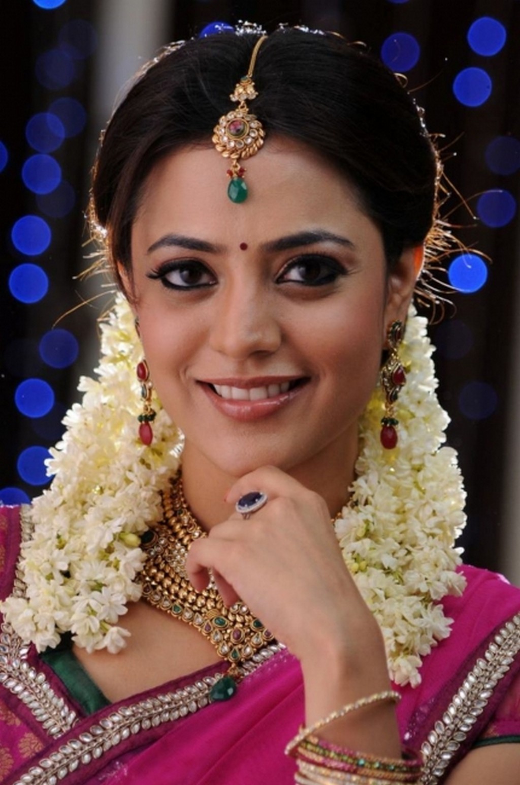 Nisha Agarwal smile, Nisha Agarwal as south indian girl