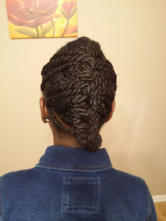 Twists and Side Cornrows Mohawk Natural Hair Hairstyle DiscoveringNatural