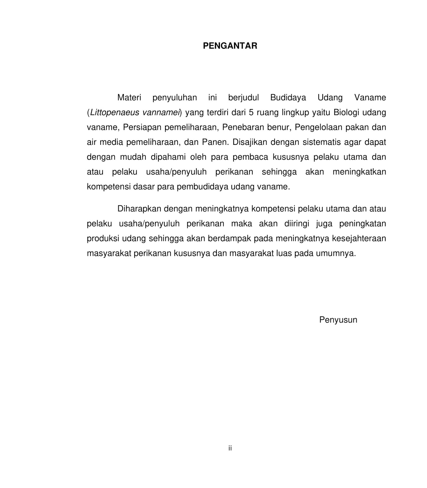 Komunitas Penyuluh Perikanan Modul Budidaya Udang Vaname