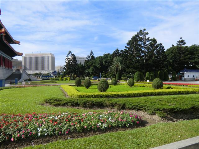 Gartenanlage der CKS Memorial Hall