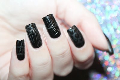 Soulages inspired Nail Art