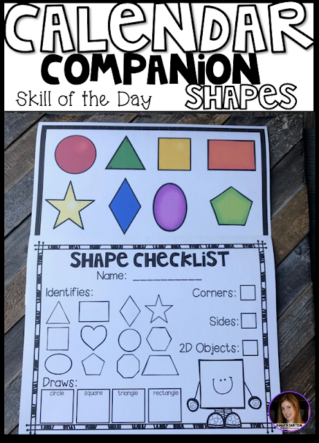 Shape of the Day Calendar Companion was designed to be a part of your daily morning meeting or carpet time for preschool and kindergarten leveled children. Shape of the day is a great introduction and/or review activity to learn about shapes. As the year progresses the children will learn more about shapes, like the number of sides, corners, shapes in our environment and how to draw shapes. Shapes included in this unit: circle, square, rectangle, oval, triangle, heart, star, diamond (and rhombus), trapezoid, pentagon, hexagon, octagon.