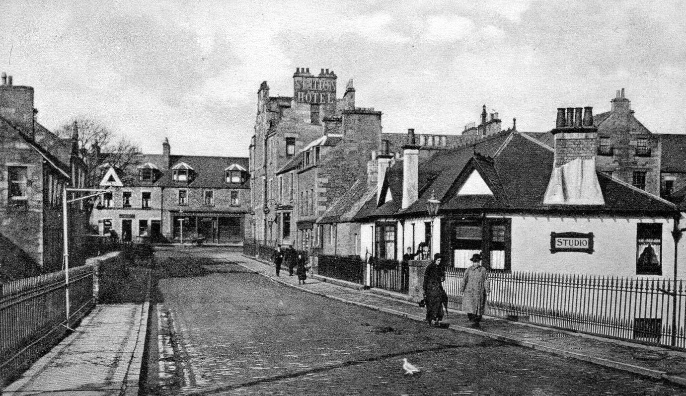 Tour Scotland Old Photographs South Bridge Street Cupar Fife Scotland