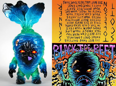 Scott Tolleson x Skinner Black Ice Deadbeet Vinyl Figure & Header Card Artwork