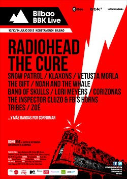 The Cure y Corizonas al Bilbao BBK Live Festival 2012 
