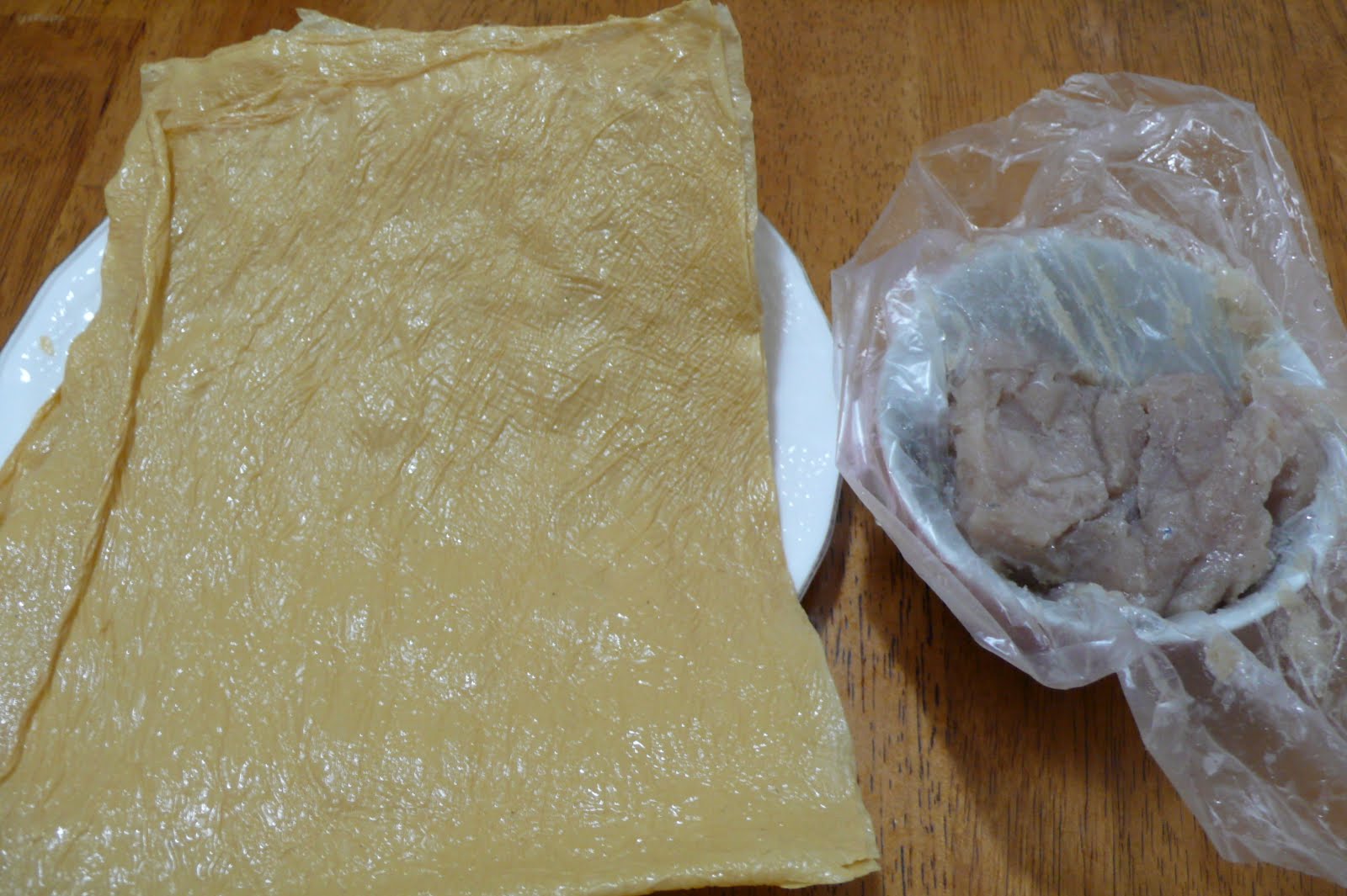 Pan Fried Dried Bean Curd With Fish Paste