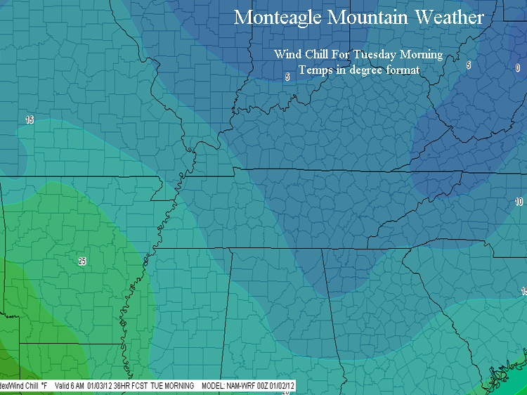 Monteagle Mountain Weather Dangerous Situation Tuesday Morning