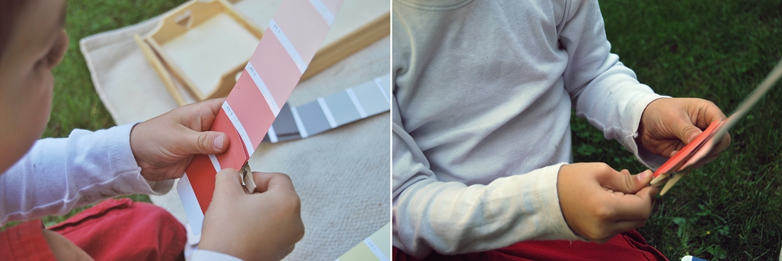 CERCLE TISSU 9 Couleurs, Enneagone, Troisième boîte des couleurs Montessori,  Activité couleurs, Eveil enfant dès 3 ans -  France