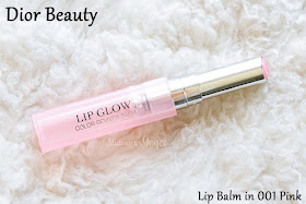 Dior Addict Lip Glow Color Reviver Balm in 001 Pink Swatch Review