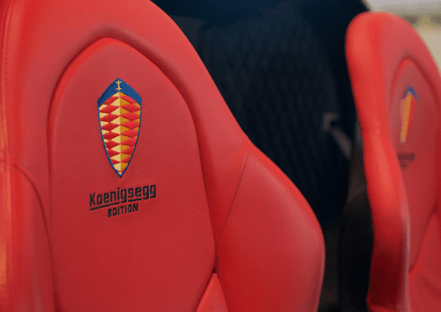Koenigsegg CCXR Edition seats
