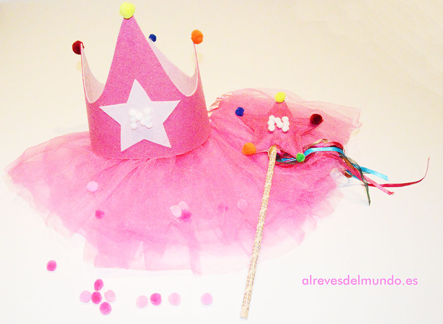 corona fieltro manualidades niños cumpleaños